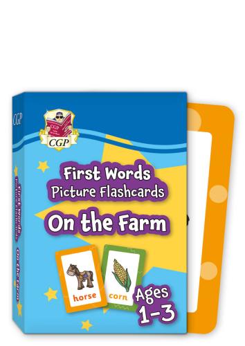 First Words Picture Flashcards for Ages 1-3: On the Farm
