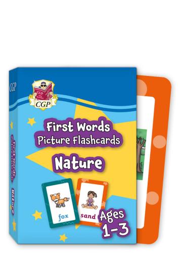 First Words Picture Flashcards for Ages 1-3: Nature
