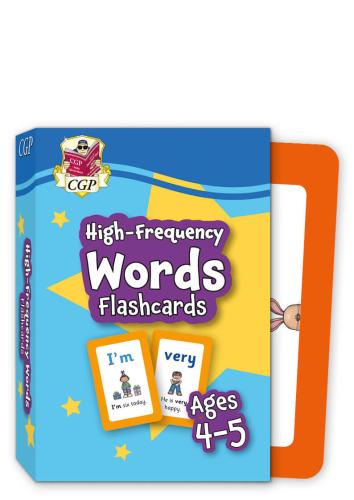 High-Frequency Words Flashcards for Ages 4-5 (Reception)