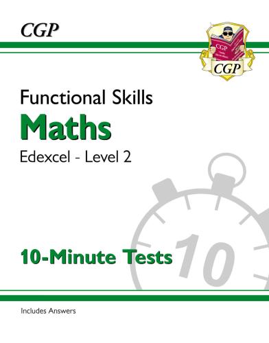 Functional Skills Maths: Edexcel Level 2 - 10-Minute Tests