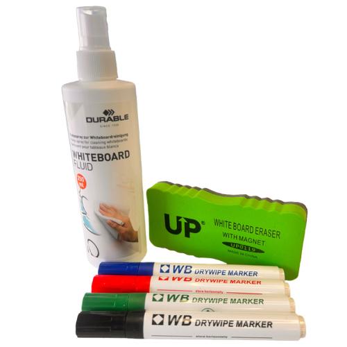 Langstane Dry Wipe Whiteboard Starter Kit