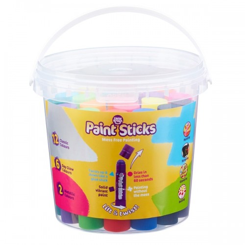 Little Brian Paint Sticks Assorted Paint Sticks Bucket