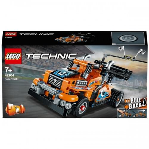 LEGO 42104 Technic Pull Back Race Truck - Racing Car 2in1 Set