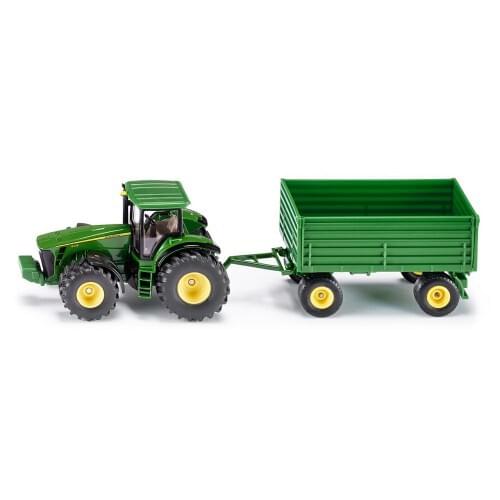 SIKU John Deere Tractor with Trailer