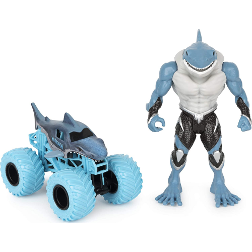 Monster Jam Official 1:64 Scale Monster Truck and 5-Inch Figure Set