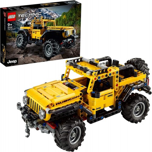 LEGO Technic Jeep Wrangler 4x4 Toy Car, Off Roader SUV