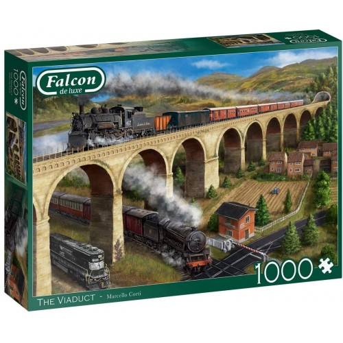 Jumbo Falcon de Luxe - The Viaduct 1000 Piece Jigsaw Puzzle
