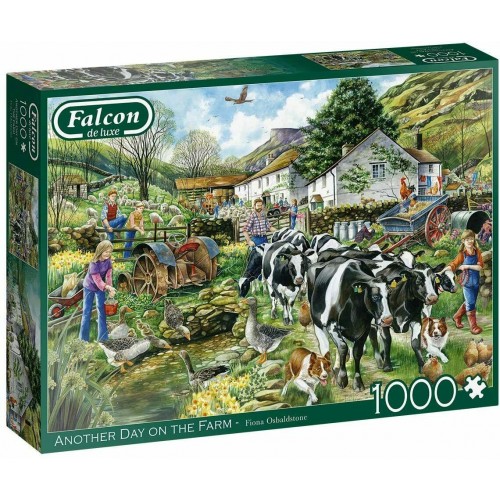 Jumbo Falcon de Luxe - Another Day on the Farm 1000 Piece Jigsaw Puzzle