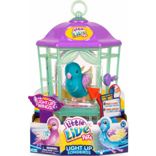 LITTLE LIVE PETS LIGHT-UP SONGBIRDS CAGE