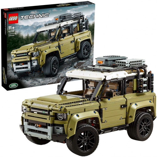 LEGO 42110 Technic Land Rover Defender Off Road 4x4 Car, Exclusive Collectible Model