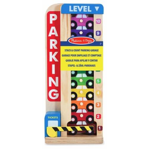 Melissa and Doug Stack and Count Parking Garage