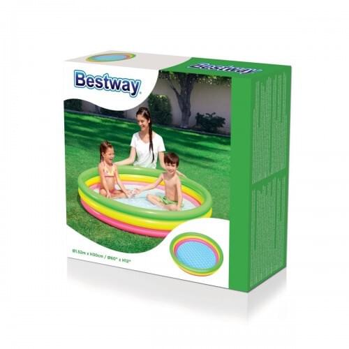 Bestway-Inflatable-Summer-Set-Pool-Kids-Fun-Paddling-Muti-Coloured-152xH30cm