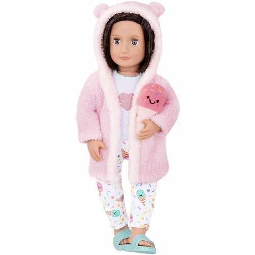 Our Generation - Doll outfit with bathrobe and ice cream
