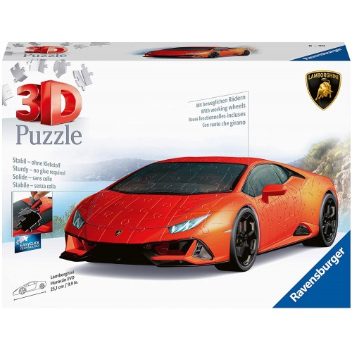 Ravensburger Lamborghini Huracan 108 Piece 3D Jigsaw Puzzle