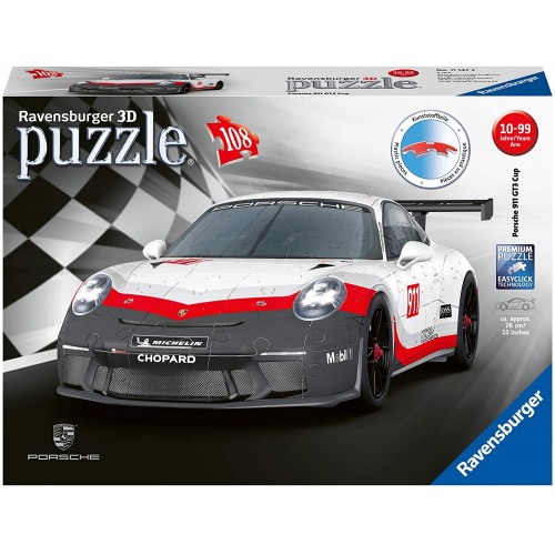 Ravensburger Porsche GT3 Cup 108 piece 3D Jigsaw Puzzle