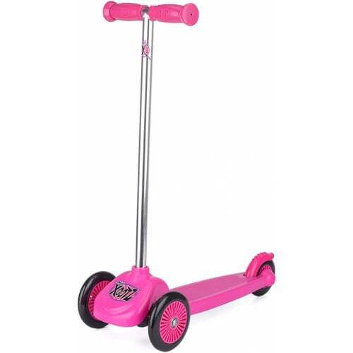 Xootz Scooter with 3 Wheels, Tri-Scooter for Kids, Pink