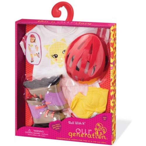 Our Generation Our Generation Roll With It Rollerblade Outfit for 18 inch Dolls