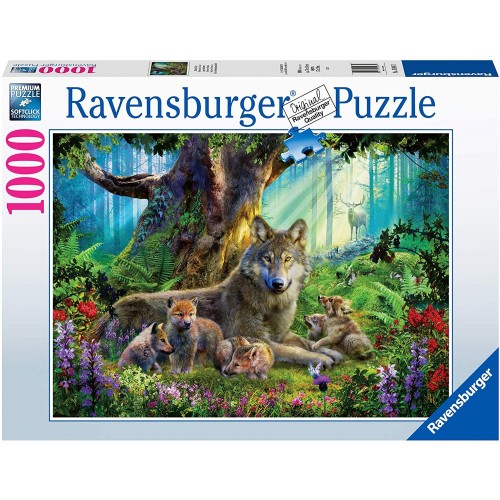 Wolves in the Forest 1000 Piece Jigsaw Puzzle for Adults & for Kids Age 12 and Up