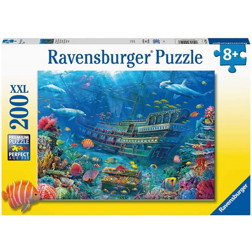 Sunken Ship 200 Piece Jigsaw Puzzle with Extra Large Pieces for Kids Age 8 Years & Up