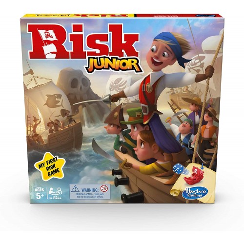 Hasbro Gaming Risk Junior Game, Strategy Board Game, A Child's Intro to the Classic Risk Game