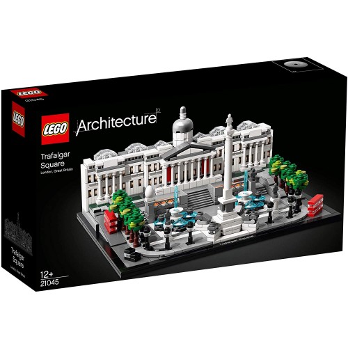 LEGO 21045 Architecture Trafalgar Square Building Set with London Landmark National Gallery Collectible Model