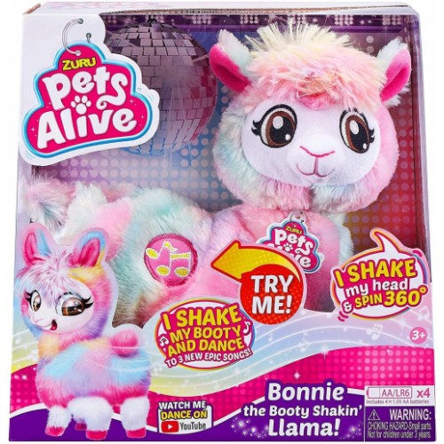 PETS ALIVE Rainbow Boppi The Booty Shakin' Llama