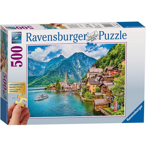 Ravensburger Hattstatt, Austria 500 Piece Jigsaw Puzzle with extra large pieces