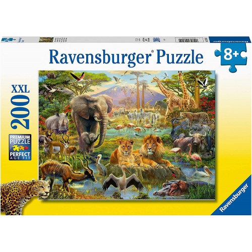 Ravensburger Animals of The Savanna 200 Jigsaw Puzzle with Extra Large Pieces