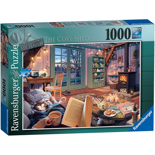 My Haven No 6. The Cosy Shed 1000pc Jigsaw Puzzle