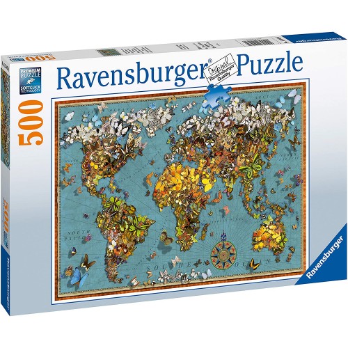 Ravensburger World of Butterflies 500 Piece Jigsaw Puzzle
