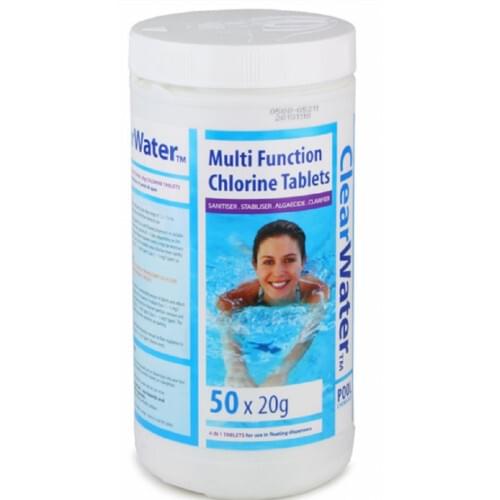 MULTIFUNCTION TABLETS (1KG) CHLORINE CH0019 POOL CLEAR WATER