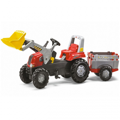 Rolly Toys Pedal Junior Tractor, Trailer and Loader