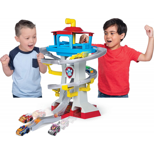 Paw Patrol True Metal Adventure Bay Rescue Way Playset with 2 Exclusive Vehicles
