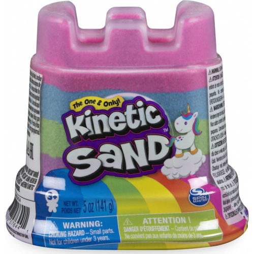 Kinetic Sand Rainbow Castle Container, Mixed Colours