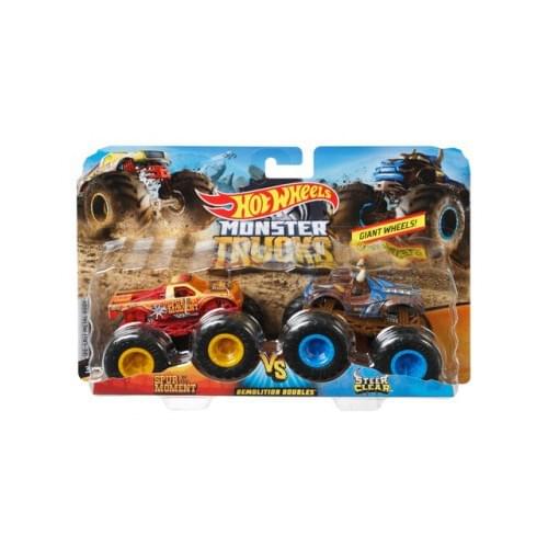 Hot Wheels Hot Wheels Monster Trucks 1 64 Scale Demolition Doubles trucks Assortment