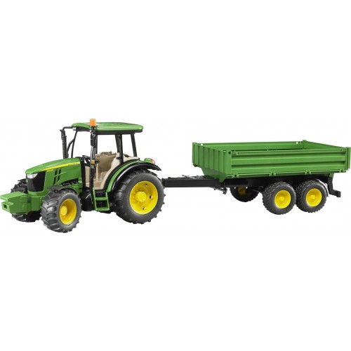 Bruder John Deere with Tipping Trailer
