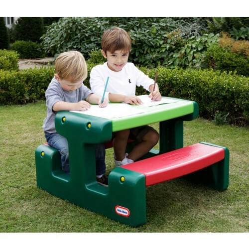 LITTLE TIKES Junior Picnic Table (Evergreen)