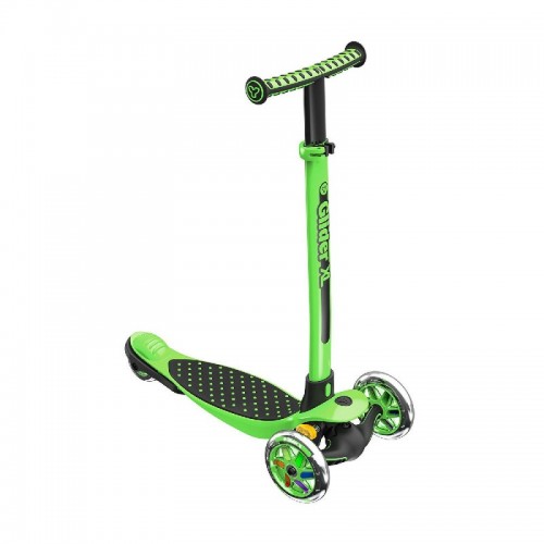 Yvolution Y GLIDER XL Kids Scooter - Green