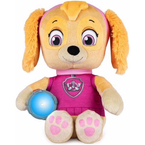 Paw Patrol Snuggle Up Skye Plush with Torch and Sounds,