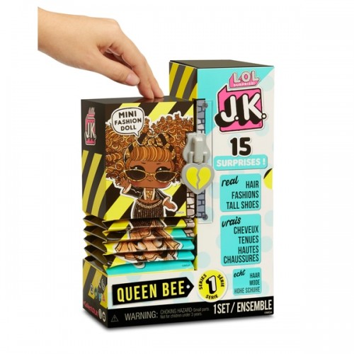 L.O.L. Surprise! JK Neon Q.T. & Queen Bee assorted Mini Fashion Doll LOL