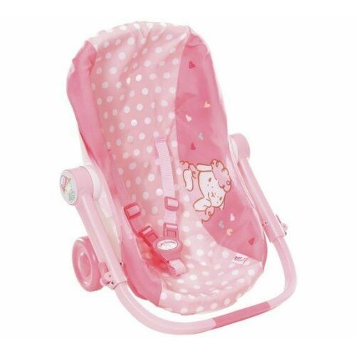 Baby Annabell Pink Travel Seat for Dolls With Wheels