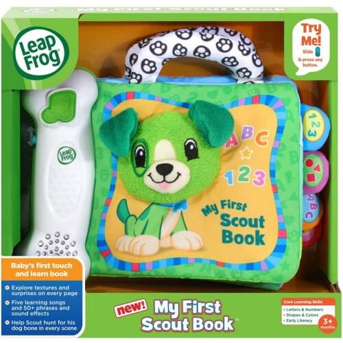 LeapFrog My First Scout Book, Touch and Learn Musical Baby Toy