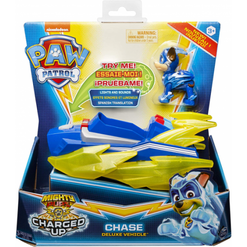 Paw Patrol - Vehicle + Figure Mighty Pups Charged Up Paw Patrol Assortment