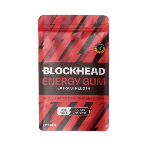 Blockhead Energy Gum - Extra Strength (12x16g)