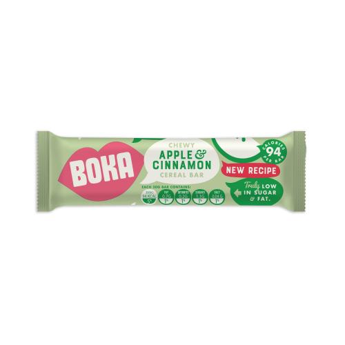 BOKA Cereal Bar - Chewy Apple & Cinnamon (24x30g)