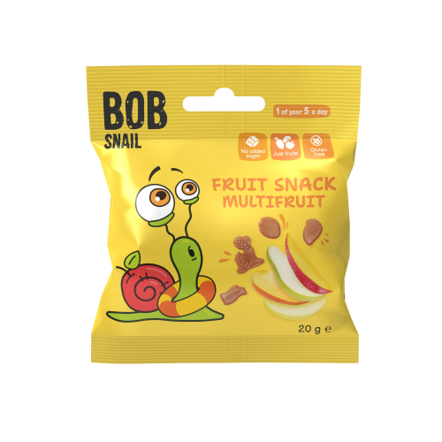 Bob Snail Fruit Bites - Multifruit (20x20g)