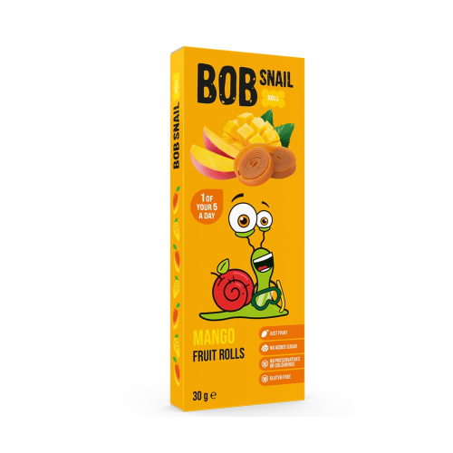 Bob Snail Fruit Roll - Mango (24x30g)