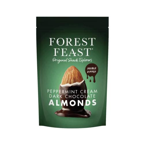 Forest Feast Sharing - Peppermint Cream Dark Chocolate Almonds (8x120g) 