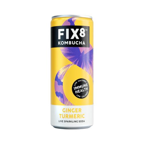 Fix8 Kombucha - Ginger Turmeric (12x250ml)