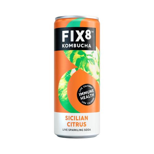 Fix8 Kombucha - Sicilian Citrus (12x250ml)